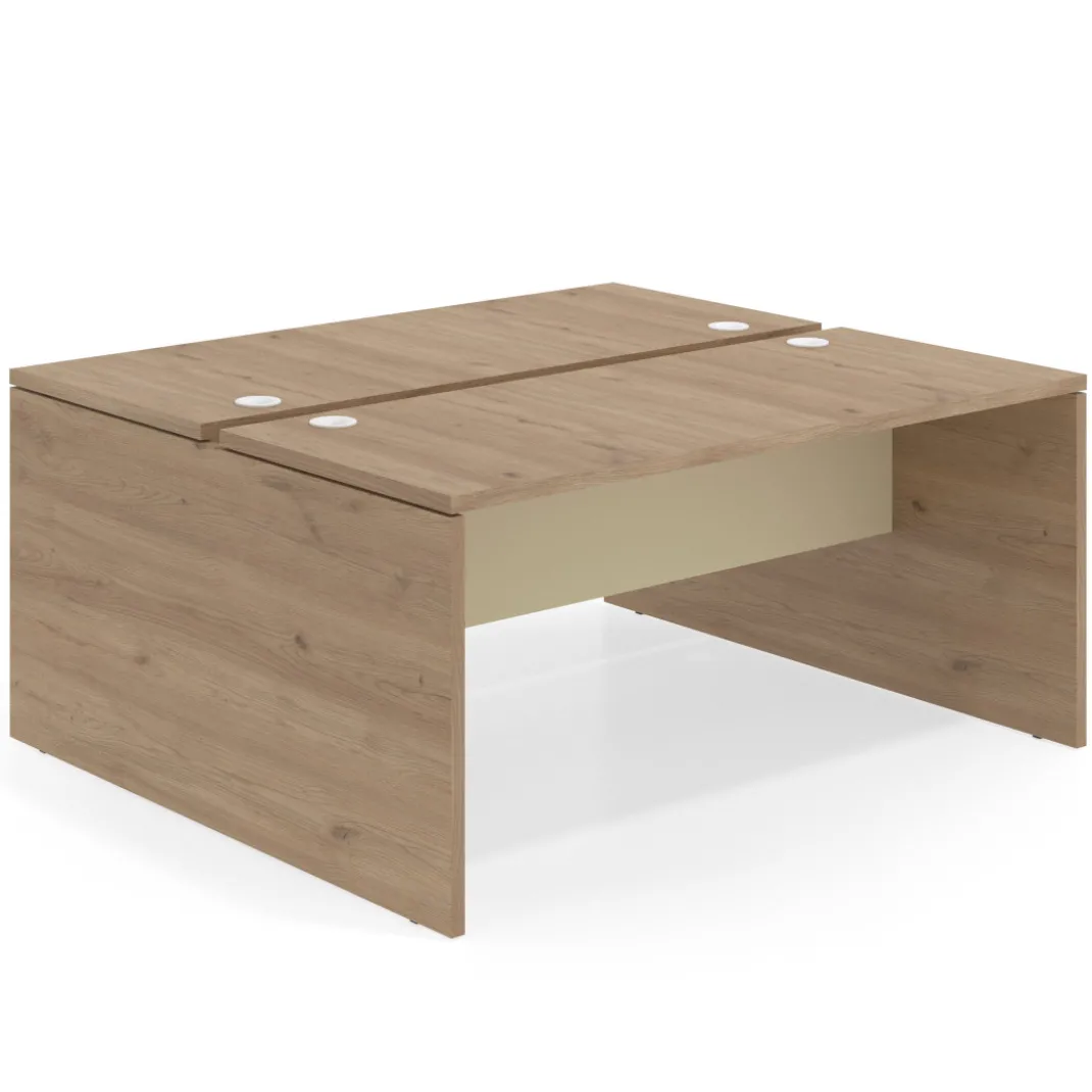 Mesa Multipuesto Work Bench fondo 142 estructura naturale