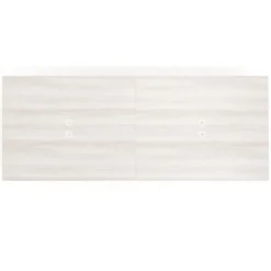 Mesa para reuniones Arki doble con fondo 126 cm, coworking, sobre recto