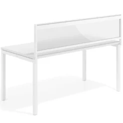 Separador de aluminio Wall para mesa individual metacrilato