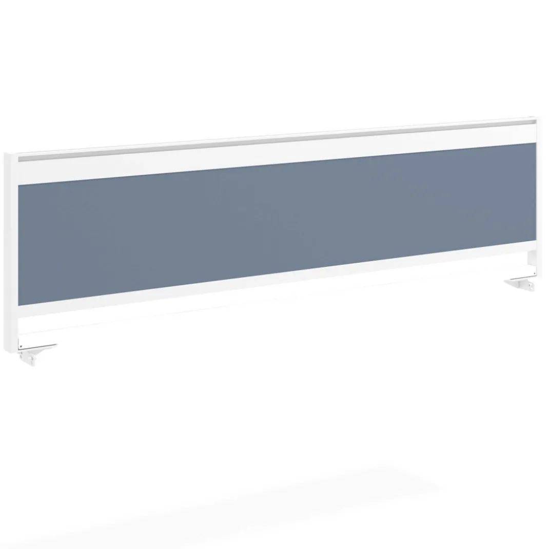 Separador de aluminio Wall para mesa multipuesto en melamina