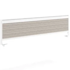 Separador de aluminio Wall para mesa multipuesto en melamina