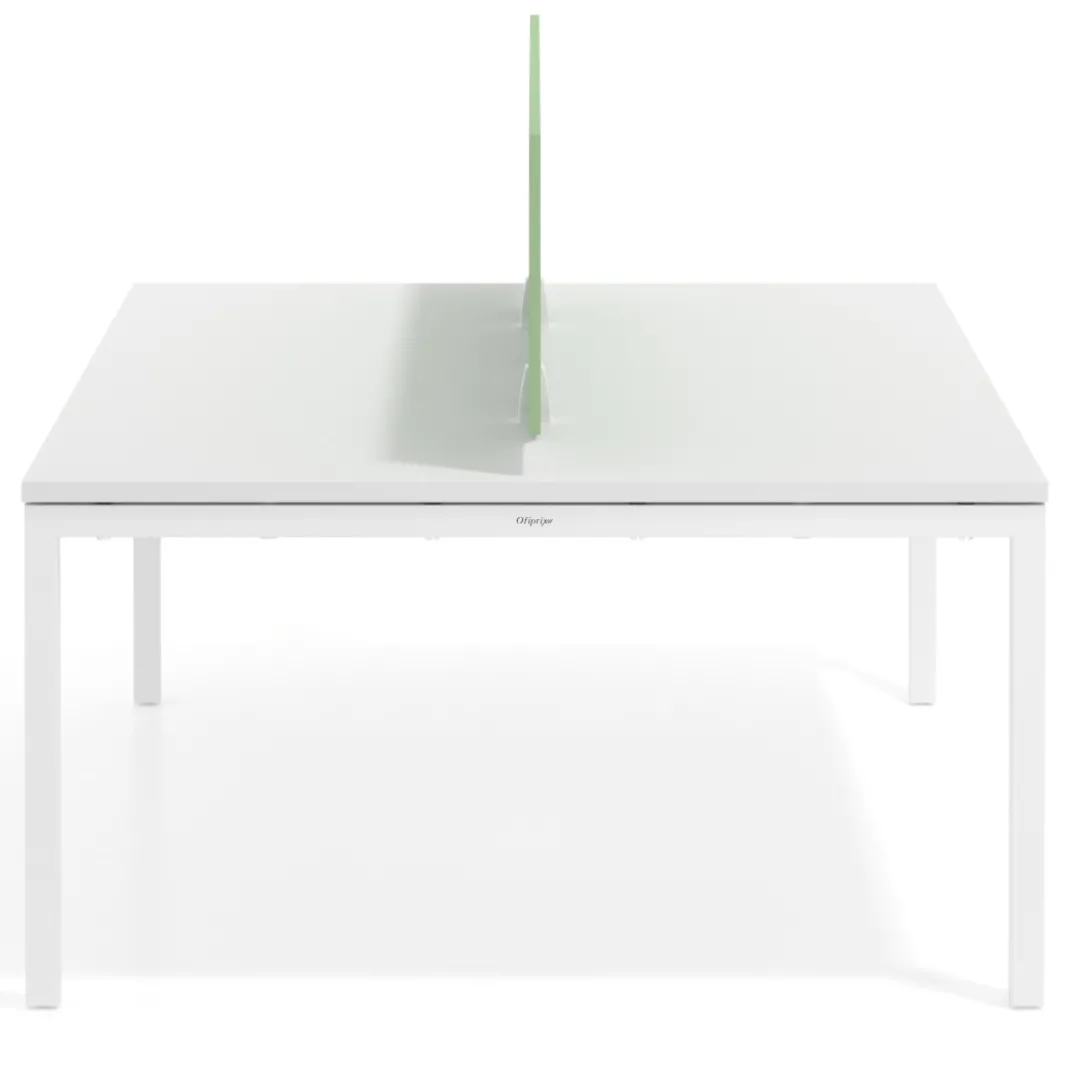 Separador mesa coworking Hover en melamina