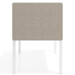 Separador para mesa individual lateral móvil tapizado PET