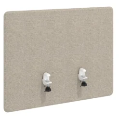 Separador para mesa individual lateral móvil tapizado PET
