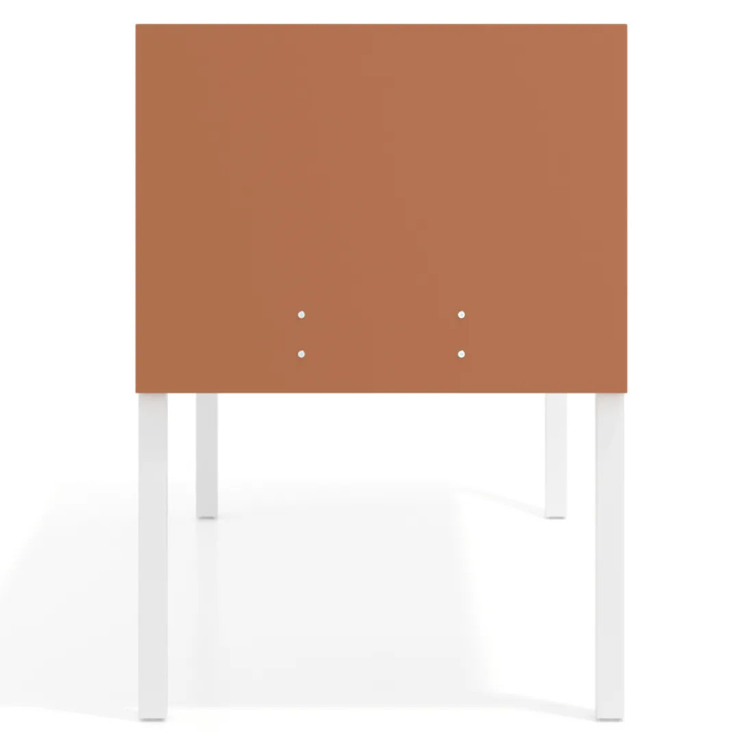 Separador para mesa individual lateral fijo en melamina