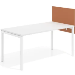 Separador para mesa individual lateral fijo en melamina