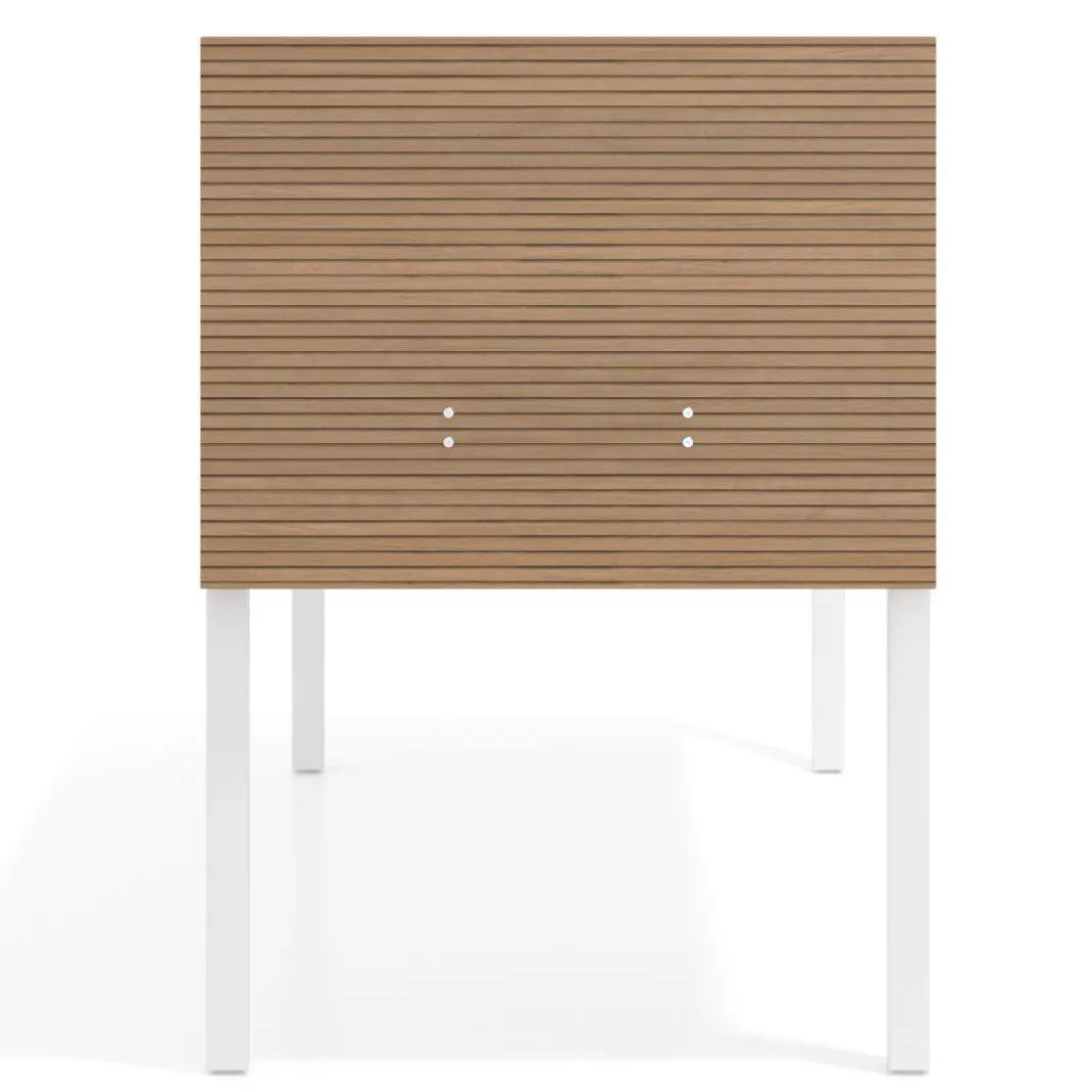 Separador para mesa individual lateral móvil en melamina