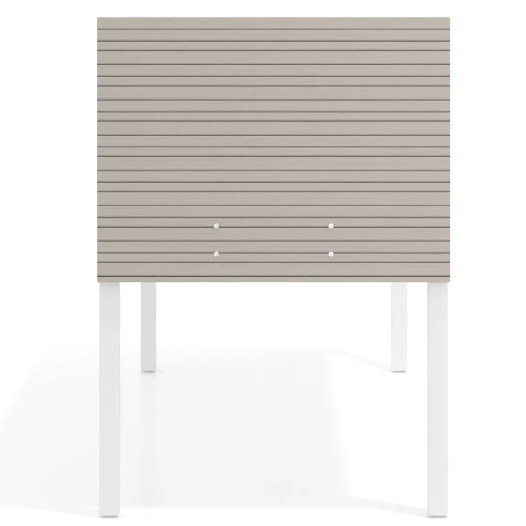 Separador para mesa individual lateral fijo en melamina