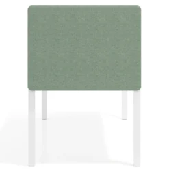 Separador para mesa individual lateral fijo tapizado PET