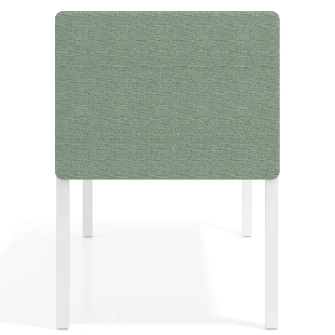 Separador para mesa individual lateral fijo tapizado PET