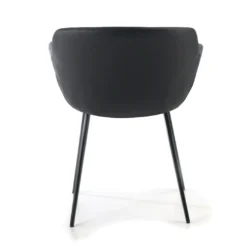 Silla confidente Anne, 4 patas Ecopiel