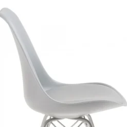 Silla confidente de diseño Nordic, patas de Metal