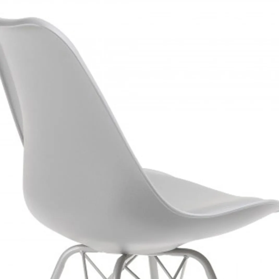 Silla confidente de diseño Nordic, patas de Metal