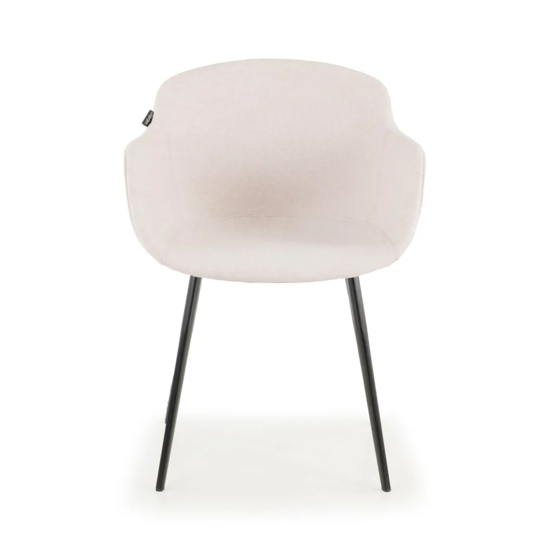 Silla confidente Ivonne, Patas, Estructura metálica, Tapizada