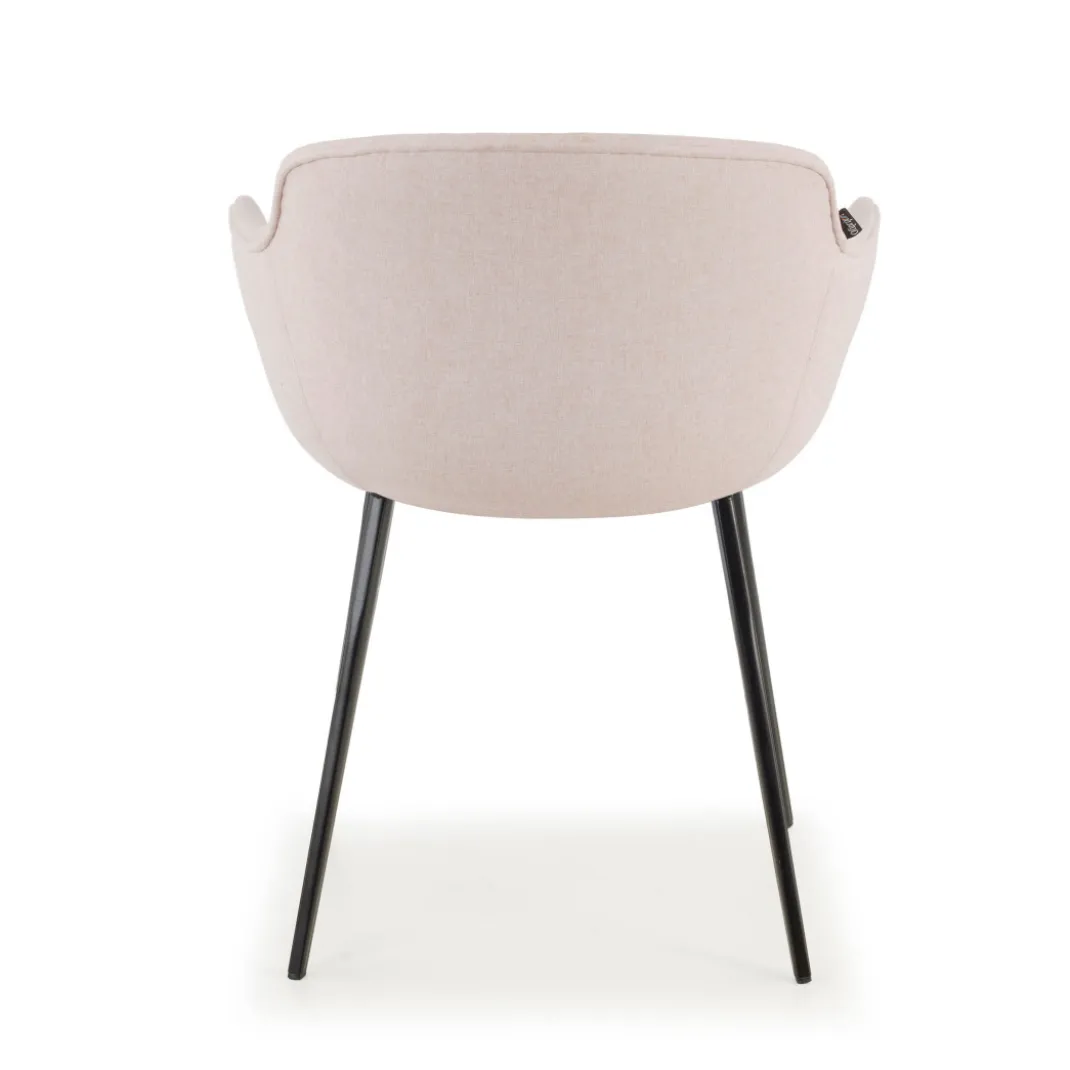 Silla confidente Ivonne, Patas, Estructura metálica, Tapizada