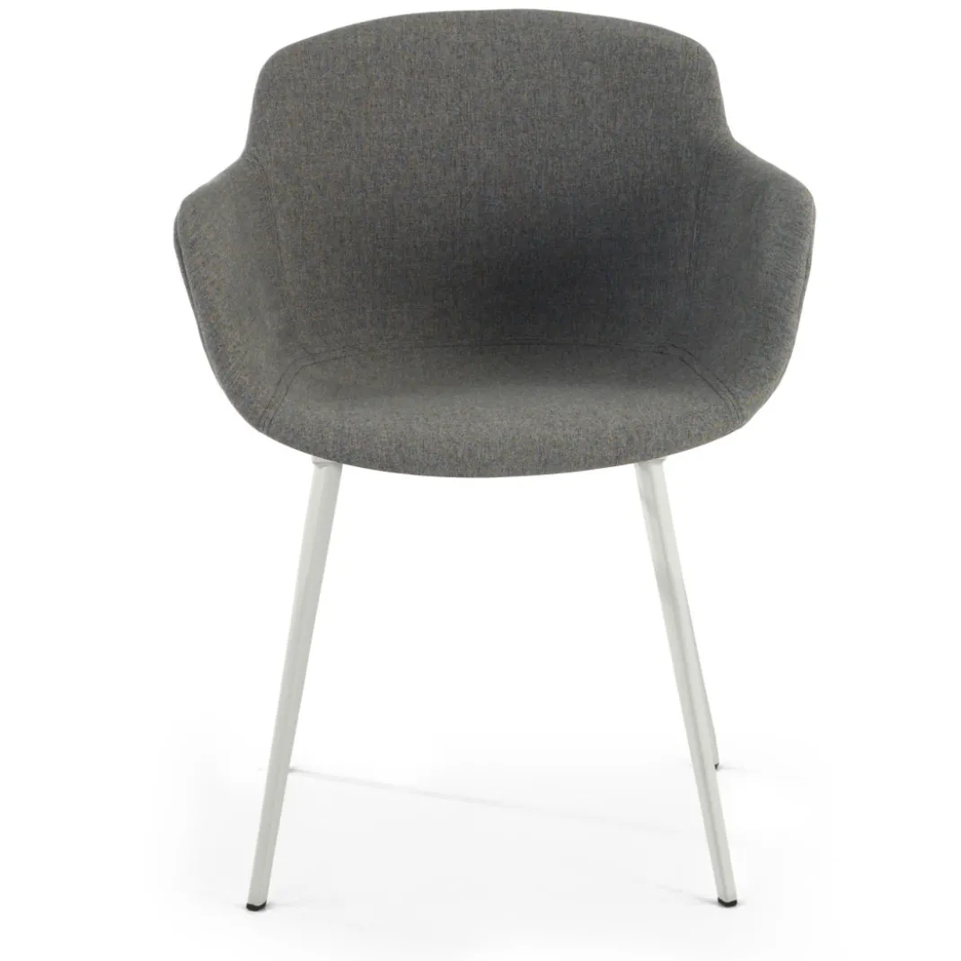 Silla confidente Ivonne, Patas, Estructura metálica, Tapizada