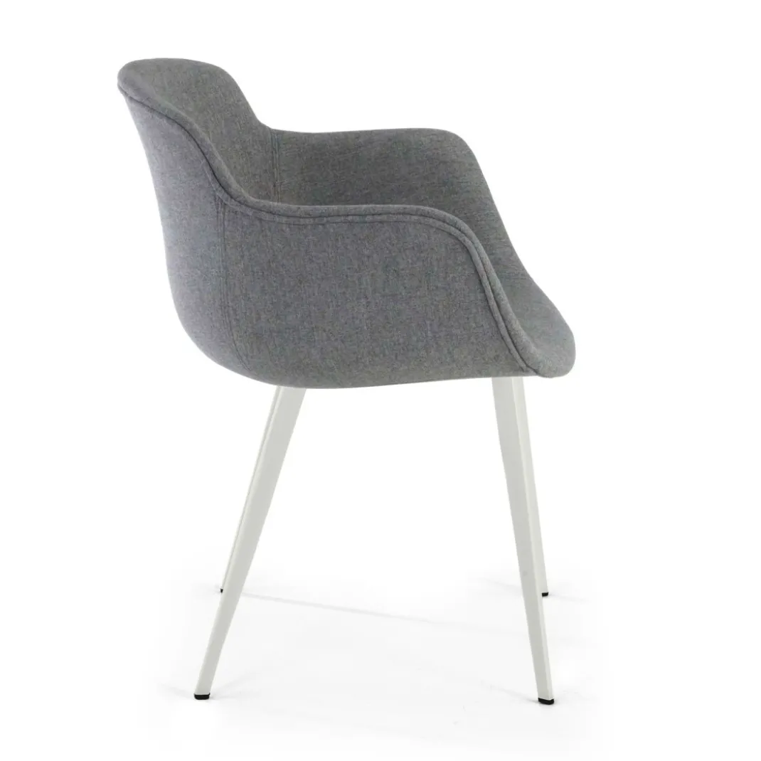Silla confidente Ivonne, Patas, Estructura metálica, Tapizada