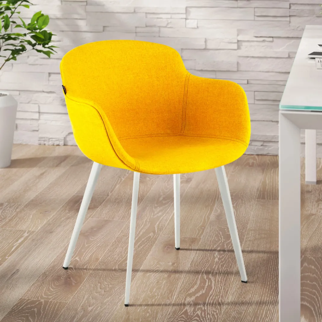 Silla confidente Ivonne, Patas, Estructura metálica, Tapizada