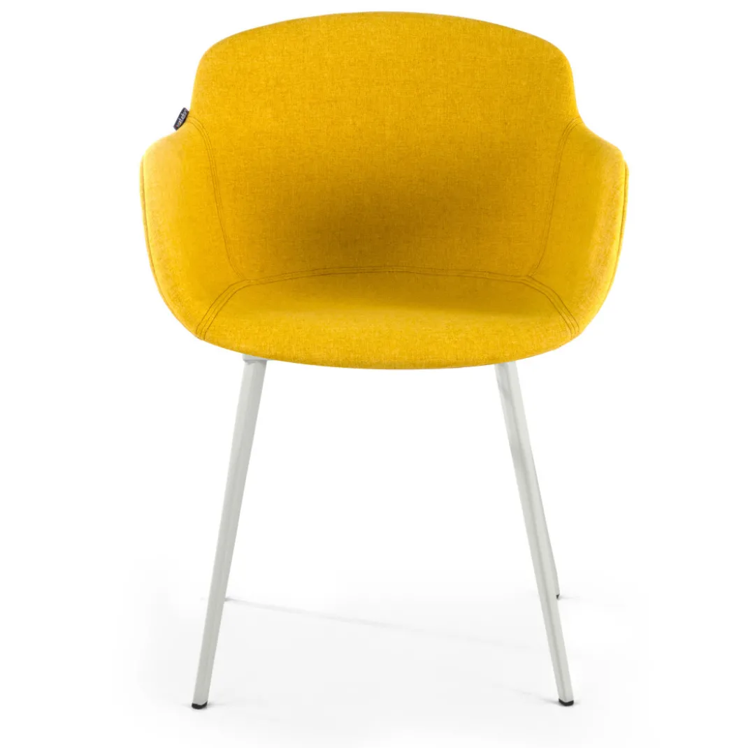 Silla confidente Ivonne, Patas, Estructura metálica, Tapizada