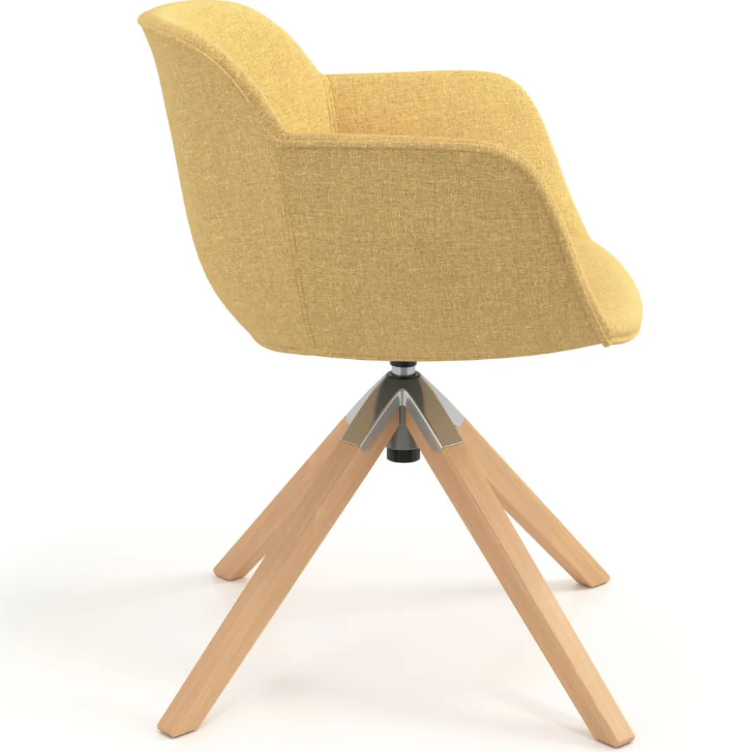 Silla confidente Ivonne Patas Madera Tapizado