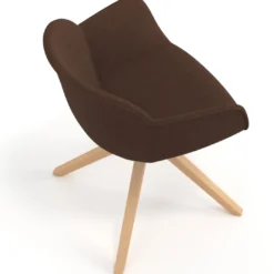 Silla confidente Ivonne Patas Madera Tapizado
