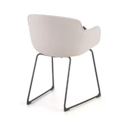 Silla confidente Ivonne patín Asiento Tapizado