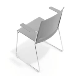 Silla confidente Lotus, estructura patin Brazos