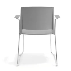 Silla confidente Lotus, estructura patin Brazos