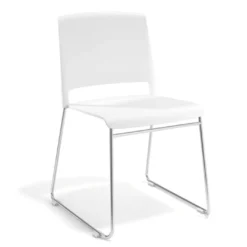 Silla confidente Lotus, estructura patin