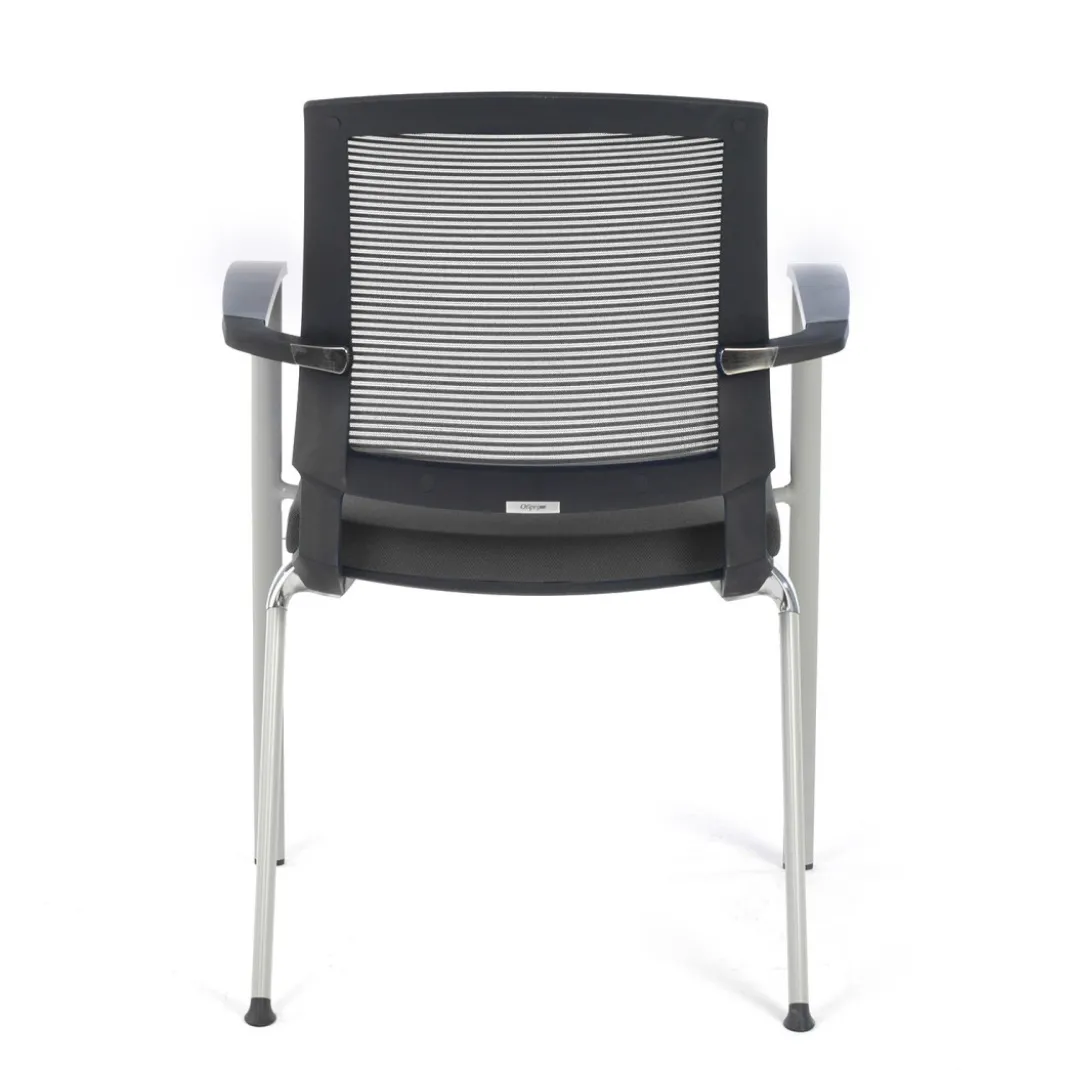 Silla Confidente Maya estructura patin red