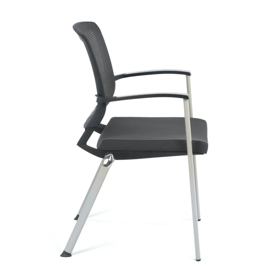Silla Confidente Maya estructura patin red