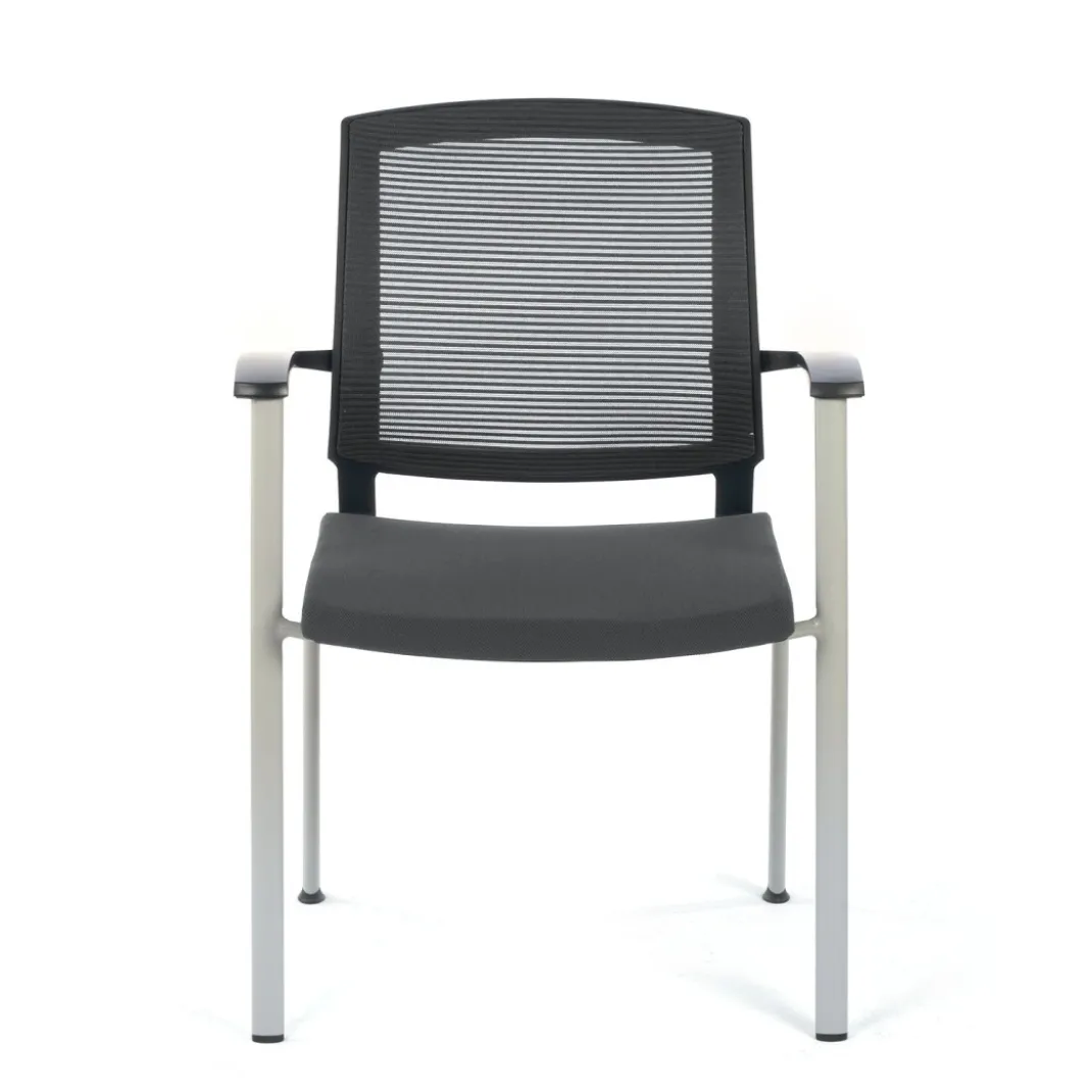 Silla Confidente Maya estructura patin red