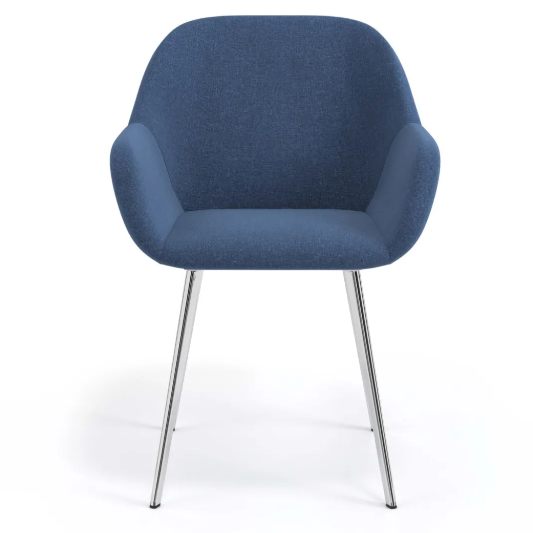 Silla Confidente Moon Estructura 4 patas