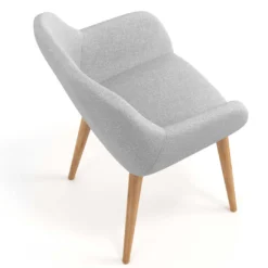 Silla confidente Moon 4 patas madera maciza