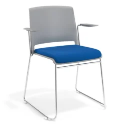 Silla Confidente tapizada con brazos Lotus