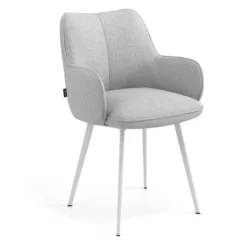 Silla confidente tapizada Gala, estructura 4 patas