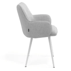 Silla confidente tapizada Gala, estructura 4 patas