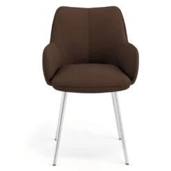 Silla confidente tapizada Gala, estructura 4 patas