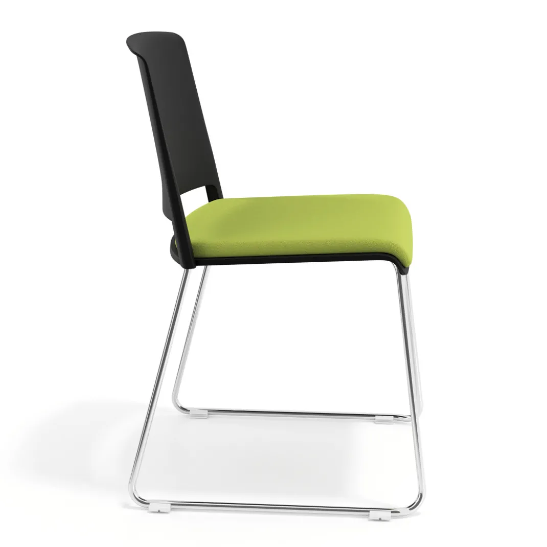 Silla Confidente tapizada Lotus