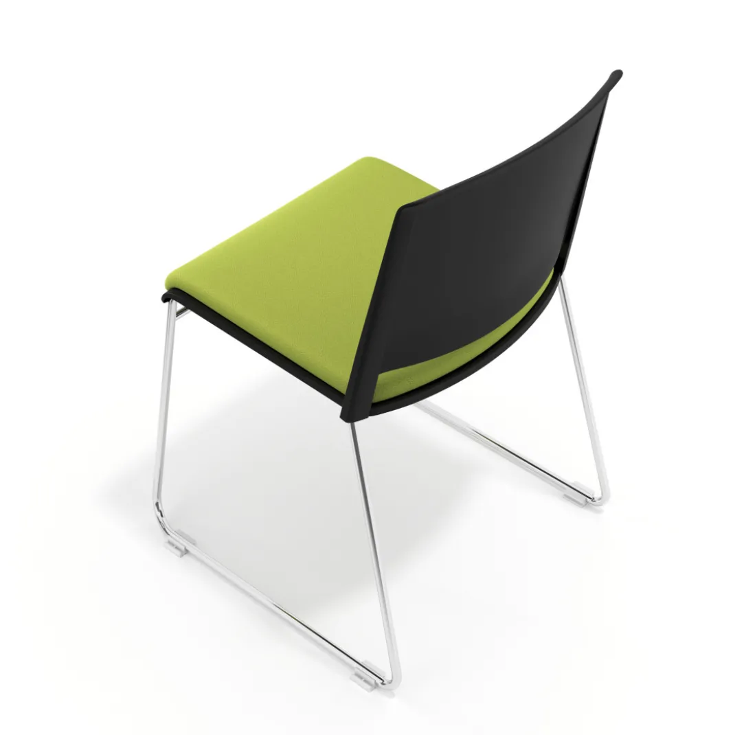 Silla Confidente tapizada Lotus