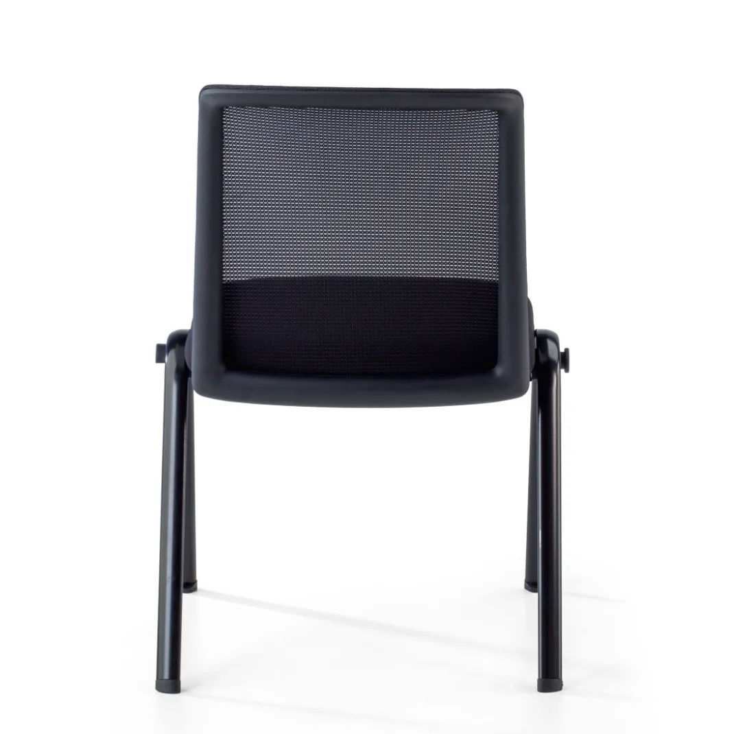 Silla de conferencias Versa, respaldo de red, apilable