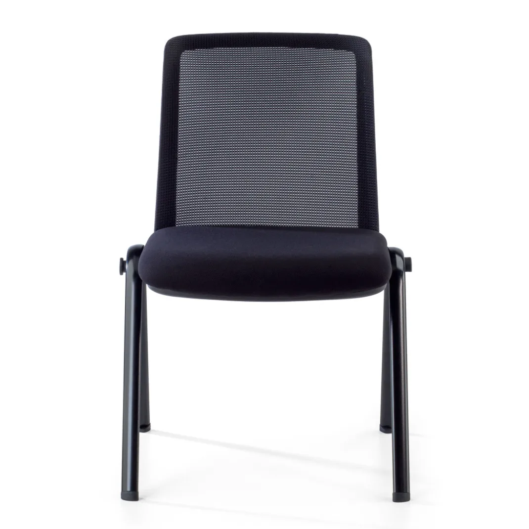 Silla de conferencias Versa, respaldo de red, apilable