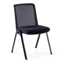 Silla de conferencias Versa, respaldo de red, apilable