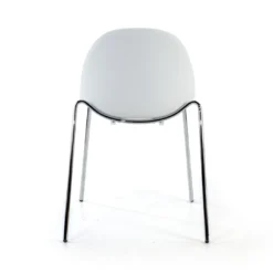 Silla de confidente Flow, 4 patas, estructura acero, apilable