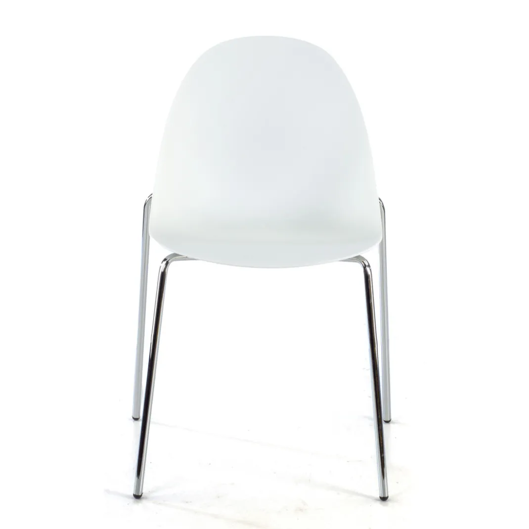 Silla de confidente Flow, 4 patas, estructura acero, apilable