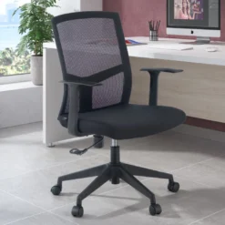 Silla de escritorio giratoria Star, red