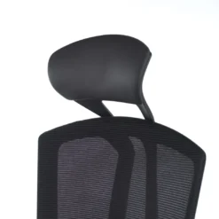 Silla de oficina Baron, reposacabezas, brazos 3D, red