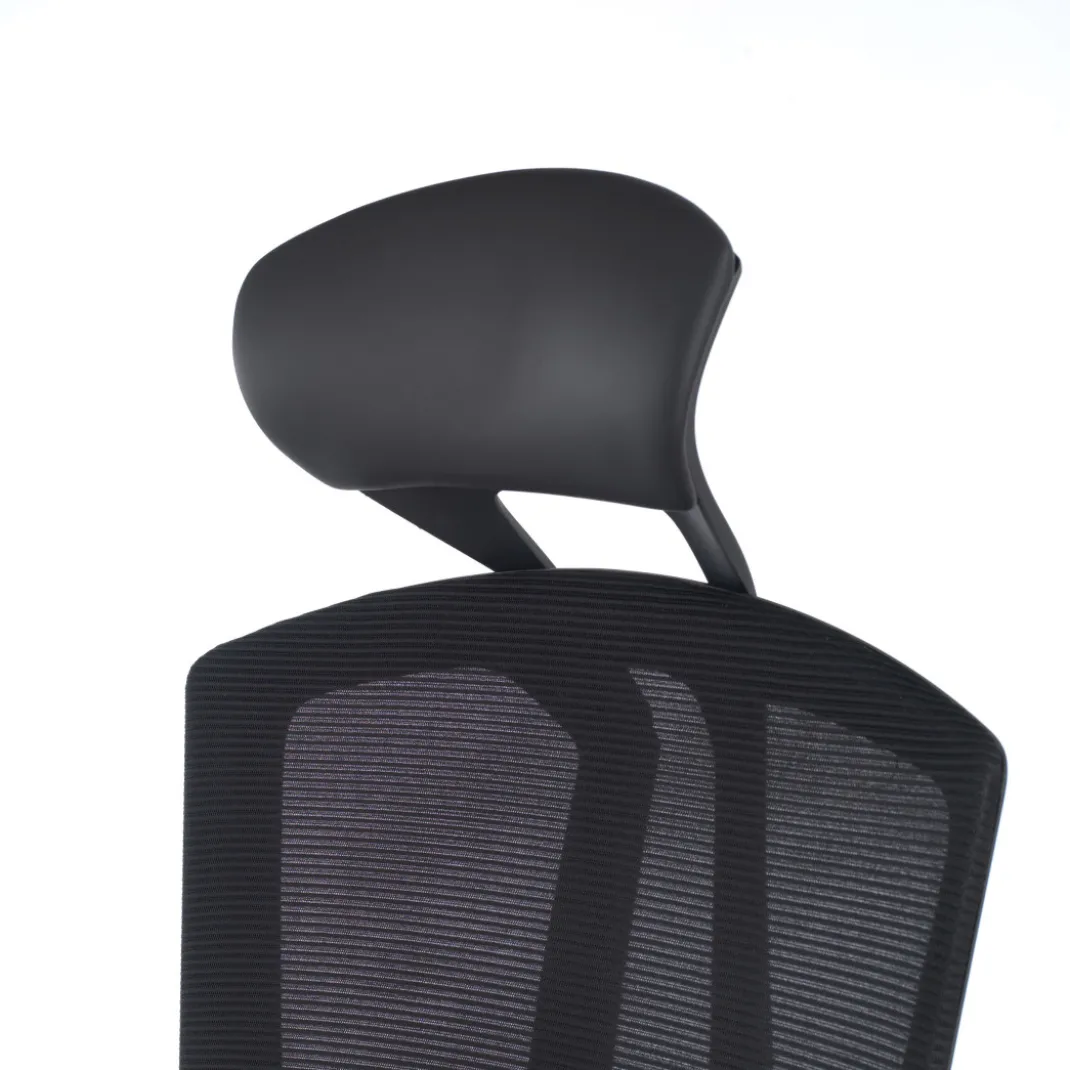 Silla de oficina Baron, reposacabezas, brazos 3D, red