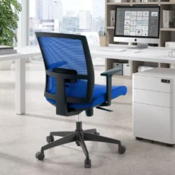 Silla de oficina Kendo, brazos ajustables, red