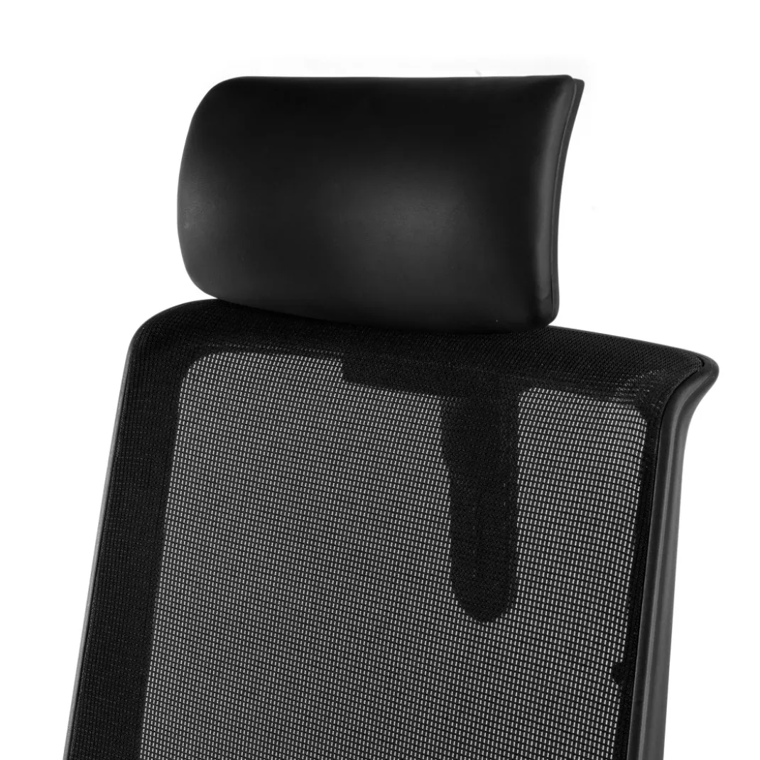 Silla de oficina Wind, respaldo ergonómico, brazos 3D, reposacabezas